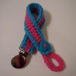 Knit and Crochet Pacifier Holder