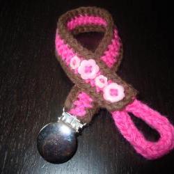 Knit and Crochet Pacifier Holder